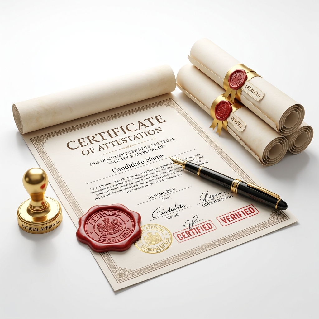 CERTIFICATE ATTESTATION